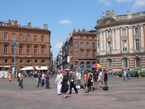  badauds, place du Capitole